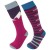 Шкарпетки дитячі Lorpen T1 Kid's Merino Ski 2 Pack S2KNN (6710001) pink/blue KL